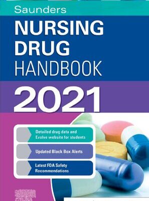 خرید و دانلود نسخه کامل کتاب Saunders Nursing Drug Handbook 2021