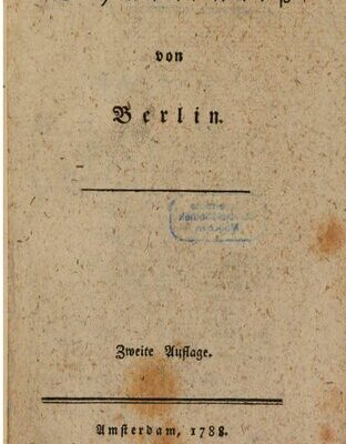خرید و دانلود نسخه کامل کتاب Schattenriß von Berlin