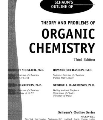 خرید و دانلود نسخه کامل کتاب Schaum’s Outline of Organic Chemistry