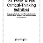 خرید و دانلود نسخه کامل کتاب Scholastic Teaching Resources. 81 Fresh & Fun Critical-Thinking Activities