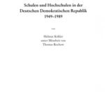 خرید و دانلود نسخه کامل کتاب Schulen und Hochschulen in der Deutschen Demokratischen Republik 1949-1989