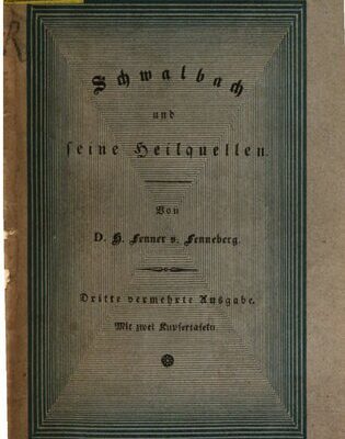 خرید و دانلود نسخه کامل کتاب Schwalbach und seine Heilquellen