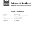 خرید و دانلود نسخه کامل کتاب Science of Synthesis: Houben-Weyl Methods of Molecular Transformations: Category 1: Organometallics ((As, Sb, Bi) and Silicon Compounds)