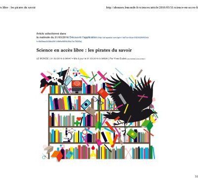 خرید و دانلود نسخه کامل کتاب Sciences en accès libre : les pirates du savoir [article]