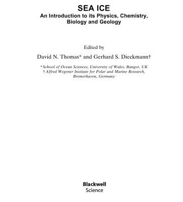 خرید و دانلود نسخه کامل کتاب Sea Ice. An Intro to its Physics, Chemistry, Biology and Geology