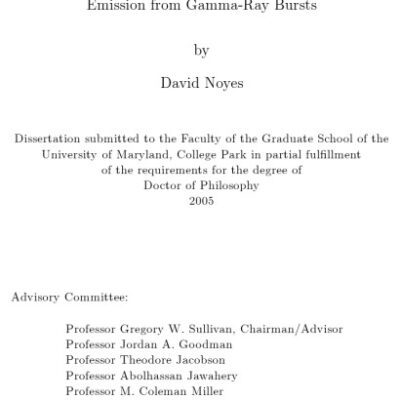 خرید و دانلود نسخه کامل کتاب Search for Short Duration Very High Energy Emission from Gamma-Ray Bursts. Dissertation