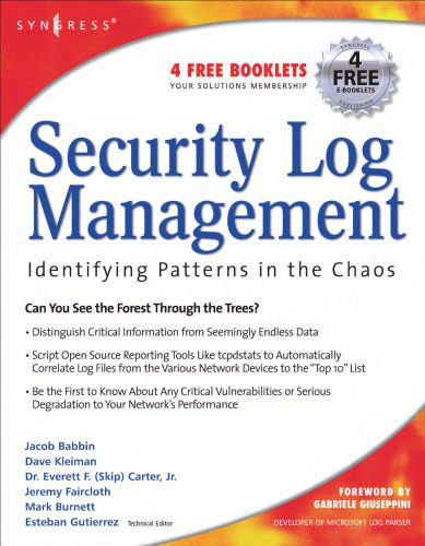 خرید و دانلود نسخه کامل کتاب Security Log Management : Identifying Patterns in the Chaos_68bde1e69806b.jpeg خرید و دانلود نسخه کامل کتاب Security Log Management : Identifying Patterns in the Chaos