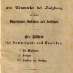 خرید و دانلود نسخه کامل کتاب Seeham am Trumersee bei Salzburg mit seinen Umgebungen, Seebädern und Ausflügen ; ein Führer für Sommergäste und Touristen