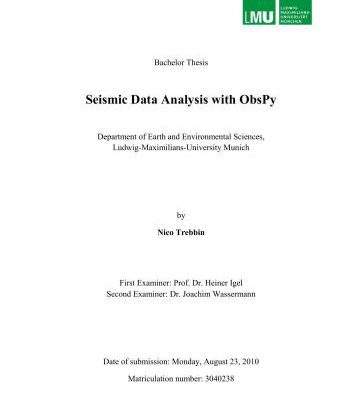 خرید و دانلود نسخه کامل کتاب Seismic Data Analysis with ObsPy