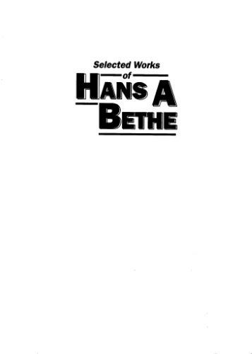 خرید و دانلود نسخه کامل کتاب Selected works of Hans A. Bethe: with commentary_68be09e5dcaf1.jpeg خرید و دانلود نسخه کامل کتاب Selected works of Hans A. Bethe: with commentary