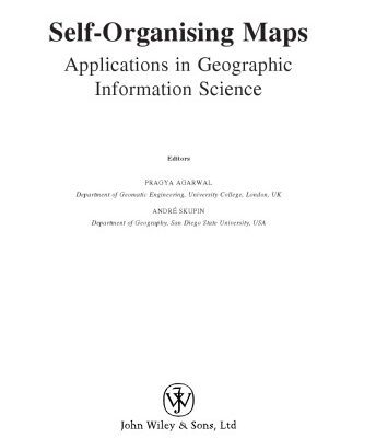 خرید و دانلود نسخه کامل کتاب Self-Organising Maps: Applications in Geographic Information Science