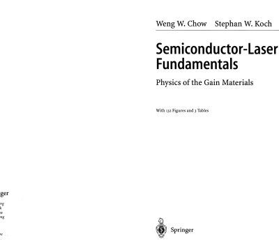 خرید و دانلود نسخه کامل کتاب Semiconductor-laser fundamentals: physics of the gain materials