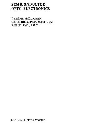 خرید و دانلود نسخه کامل کتاب Semiconductor Opto-Electronics