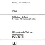خرید و دانلود نسخه کامل کتاب Seminaire de Theorie du Potentiel Paris No 9