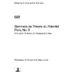 خرید و دانلود نسخه کامل کتاب Seminaire de Theorie du Potentiel Paris
