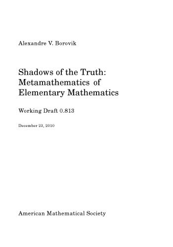 خرید و دانلود نسخه کامل کتاب Shadows of the Truth: Metamathematics of Elementary Mathematics_68b58f9f9844e.jpeg خرید و دانلود نسخه کامل کتاب Shadows of the Truth: Metamathematics of Elementary Mathematics