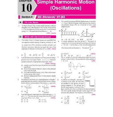 خرید و دانلود نسخه کامل کتاب SHM Simple Harmonic Motion and Oscillations IIT JEE Chapterwise Solution 1978 to 2017 AIEEE IIT JEE Main included