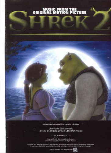 خرید و دانلود نسخه کامل کتاب Shrek 2 (Sheet music)_68d698db57593.jpeg خرید و دانلود نسخه کامل کتاب Shrek 2 (Sheet music)