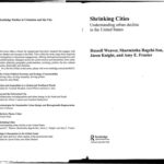 خرید و دانلود نسخه کامل کتاب Shrinking cities : understanding urban decline in the United States