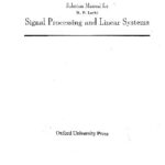 خرید و دانلود نسخه کامل کتاب Signal Processing and Linear Systems – Solutions Manual