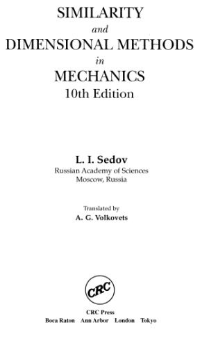 خرید و دانلود نسخه کامل کتاب Similarity and dimensional methods in mechanics_68be9f61c7ade.jpeg خرید و دانلود نسخه کامل کتاب Similarity and dimensional methods in mechanics