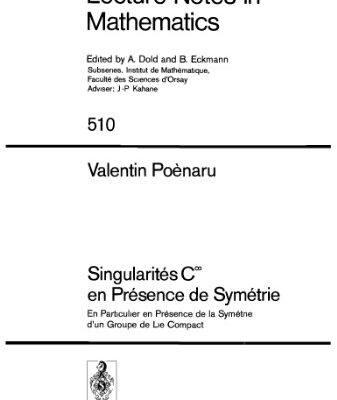 خرید و دانلود نسخه کامل کتاب Singularites C8 en Presence de Symetrie
