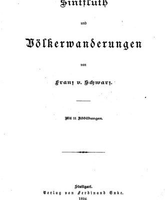 خرید و دانلود نسخه کامل کتاب Sintfluth [Sintflut] und Völkerwanderungen