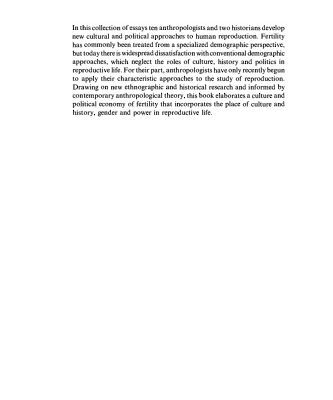خرید و دانلود نسخه کامل کتاب Situating Fertility: Anthropology and Demographic Inquiry