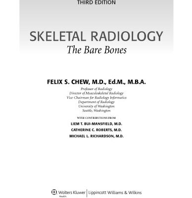 خرید و دانلود نسخه کامل کتاب Skeletal Radiology: The Bare Bones