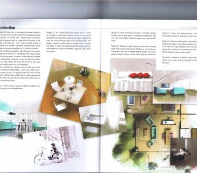 خرید و دانلود نسخه کامل کتاب Sketching Interiors: Colour a Step-by-Step Guide