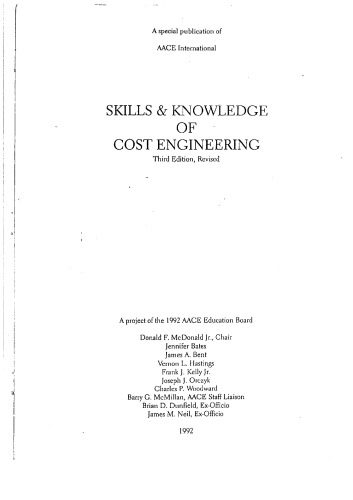 خرید و دانلود نسخه کامل کتاب Skills & knowledge of cost engineering: A project of the Education Board, AACE_68c97b6ea57ab.jpeg خرید و دانلود نسخه کامل کتاب Skills & knowledge of cost engineering: A project of the Education Board, AACE