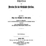 خرید و دانلود نسخه کامل کتاب Skizze einer Geschichte der Stadt Berlin. Zugleich ein Wegweise durch die Veröffentlichungen des Vereins für die Geschichte Berlins, dargebracht dem Internationalen Kongreß für historsiche Wissenschaften Berlin