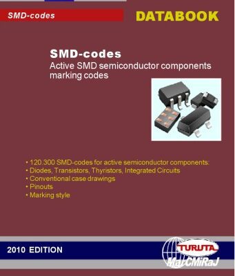 خرید و دانلود نسخه کامل کتاب SMD-codes Active SMD semiconductor components marking codes