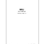 خرید و دانلود نسخه کامل کتاب SN 388 – MRU