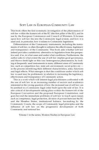 خرید و دانلود نسخه کامل کتاب Soft Law in European Community Law (Modern Studies in European Law)_68cdd4c85ab27.jpeg خرید و دانلود نسخه کامل کتاب Soft Law in European Community Law (Modern Studies in European Law)