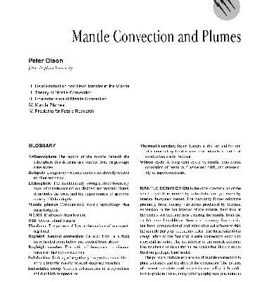 خرید و دانلود نسخه کامل کتاب Solid earth geophysics 077-094 Mantle Convection and Plumes