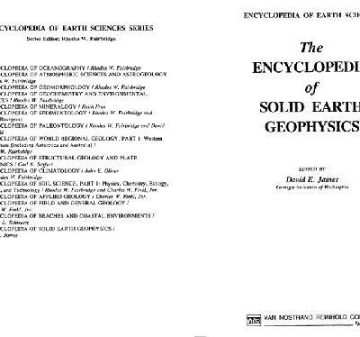 خرید و دانلود نسخه کامل کتاب Solid Earth Geophysics Encyclopedia