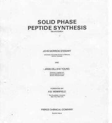 خرید و دانلود نسخه کامل کتاب Solid phase peptide synthesis