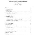 خرید و دانلود نسخه کامل کتاب Solids in contact with natural waters