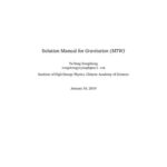 خرید و دانلود نسخه کامل کتاب Solution Manual for Gravitation (MTW)