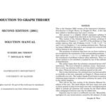خرید و دانلود نسخه کامل کتاب Solution Manual for Introduction to Graph Theory, 2nd Ed.