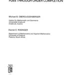 خرید و دانلود نسخه کامل کتاب Solution of Continuous Nonlinear PDEs Through Order Completion
