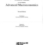 خرید و دانلود نسخه کامل کتاب Solutions manual to accompany Advanced Macroeconomics