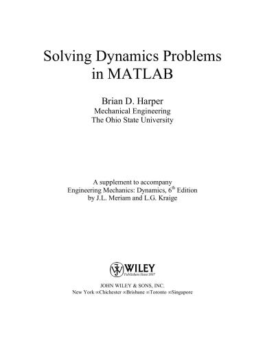 خرید و دانلود نسخه کامل کتاب Solving Dynamics Problems in MATLAB_68bcd1bab2251.jpeg خرید و دانلود نسخه کامل کتاب Solving Dynamics Problems in MATLAB