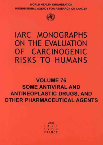 خرید و دانلود نسخه کامل کتاب Some Antiviral and Antineoplastic Drugs and other Pharmaceutical Agents, Volume 76 (IARC Monographs on the Evaluation of the Carcinogenic Risks to Humans)_68d4a3ef4f3ff.jpeg خرید و دانلود نسخه کامل کتاب Some Antiviral and Antineoplastic Drugs and other Pharmaceutical Agents, Volume 76 (IARC Monographs on the Evaluation of the Carcinogenic Risks to Humans)