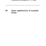 خرید و دانلود نسخه کامل کتاب Some applications of modular forms