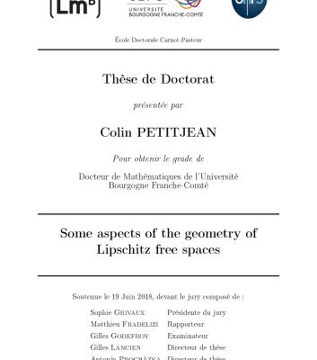خرید و دانلود نسخه کامل کتاب Some aspects of the geometry of Lipschitz free spaces