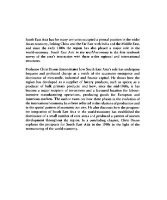 خرید و دانلود نسخه کامل کتاب South East Asia in the World-Economy (Geography of the World-Economy)
