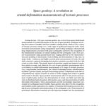 خرید و دانلود نسخه کامل کتاب Space geodesy: A revolution in crustal deformation measurements of tectonic processes