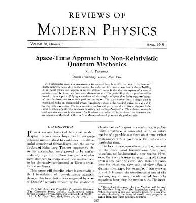 خرید و دانلود نسخه کامل کتاب Space-time approach to non-relativistic quantum mechanics